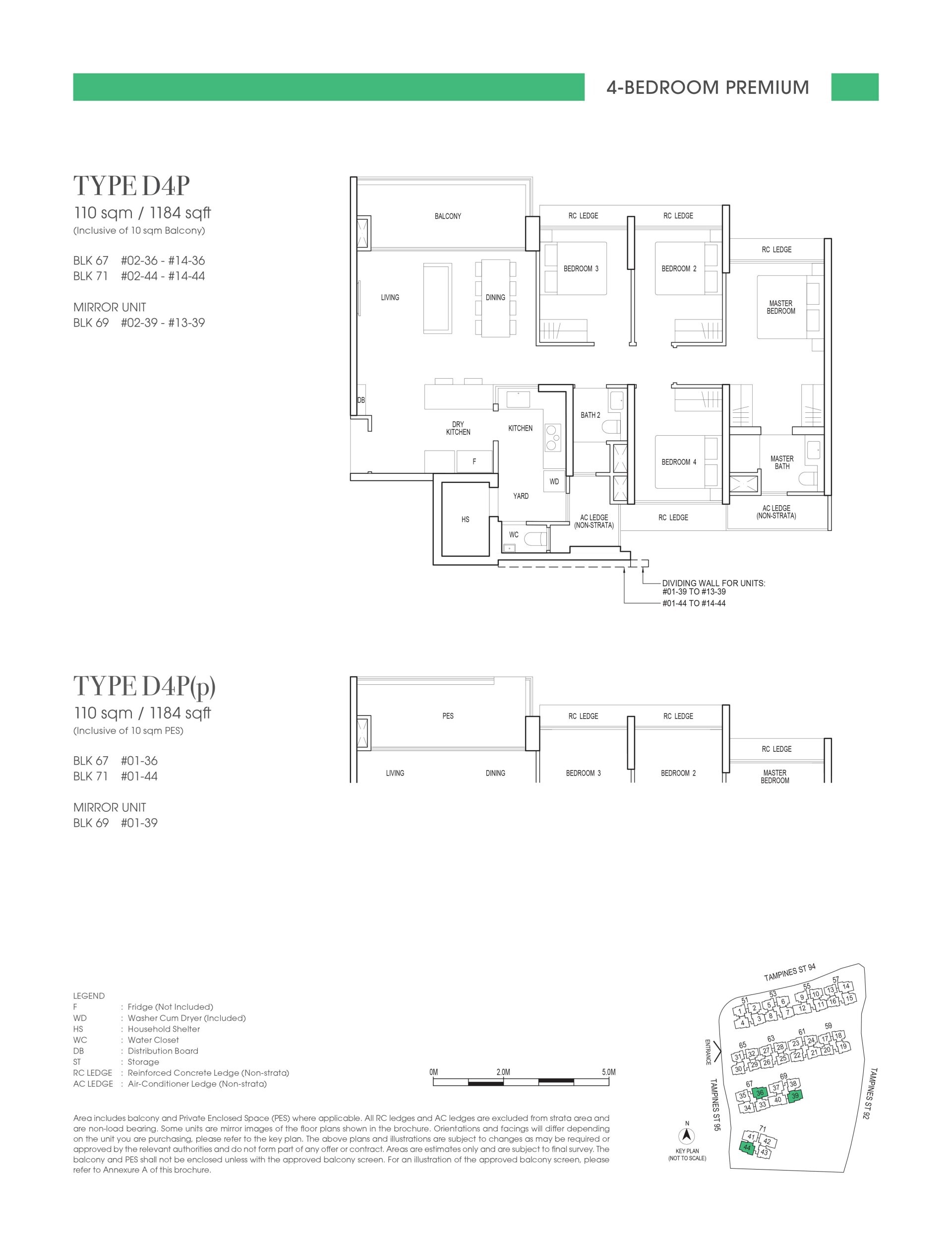 Rivelle Tampines floorplan